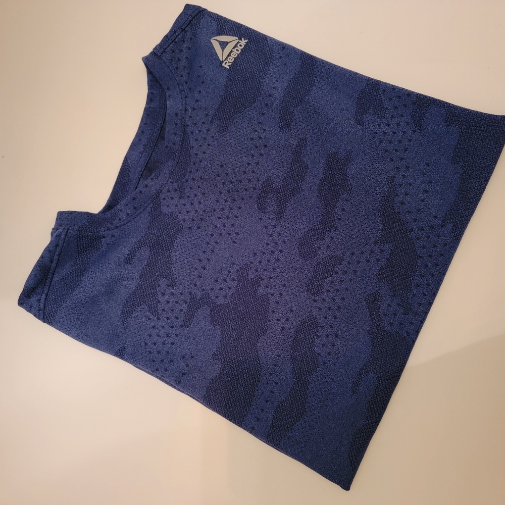 🟡REEBOK Athletic Shirt (L 12-14, Blue)